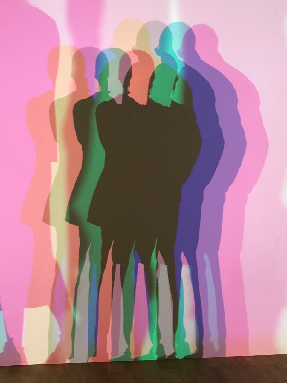 Lee and Melinda Varian in Olafur Eliasson's 'Your Uncertain Shadow', November 13, 2019